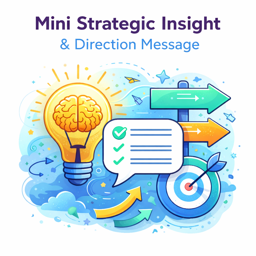 Mini Strategic Insight & Direction Message
